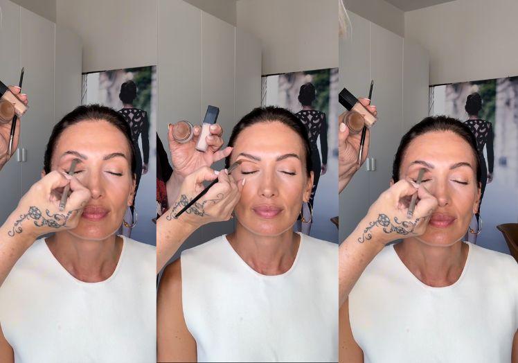 El maquillaje de ojos de Nieves Álvarez paso a paso.